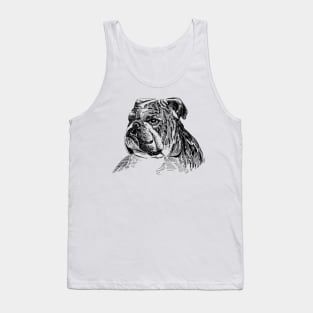 english bulldog Tank Top